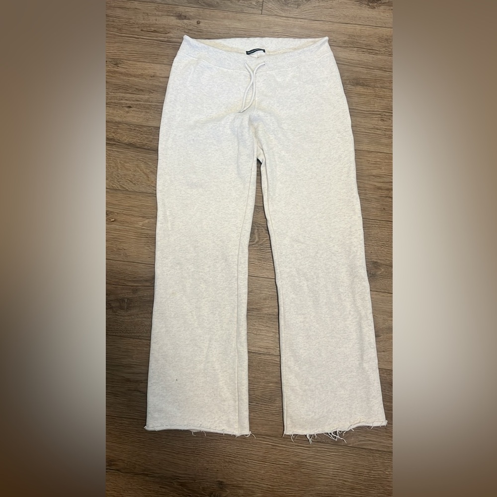 low rise White Sweatpants